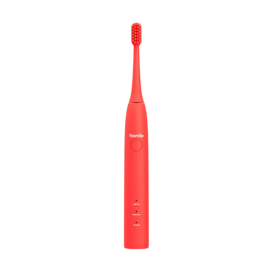 Bright Red Electric Toothbrush
