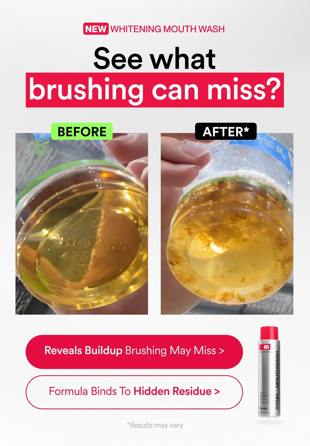 iD Stain Whitening Mouthwash